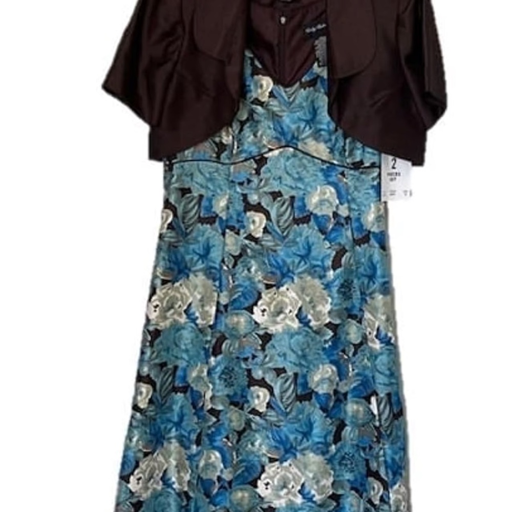 Kathy Roberts 2-pc Floral A-Line Dress